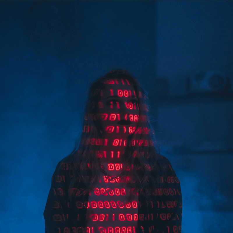 female software engineer testing ai security